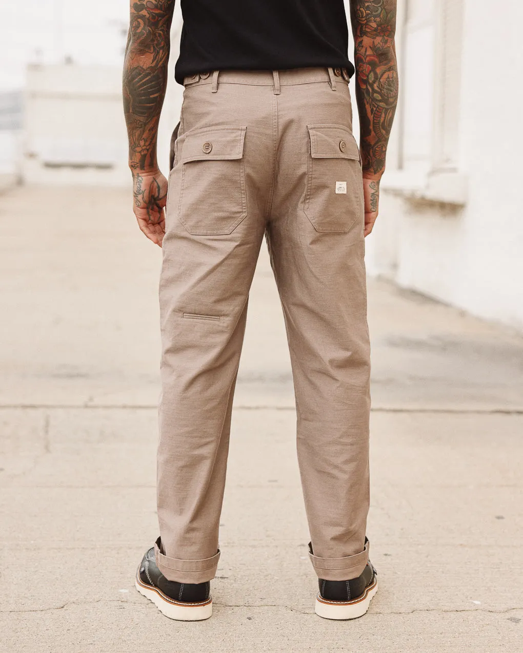 304 Service Sateen Fatigue Pants - Taupe