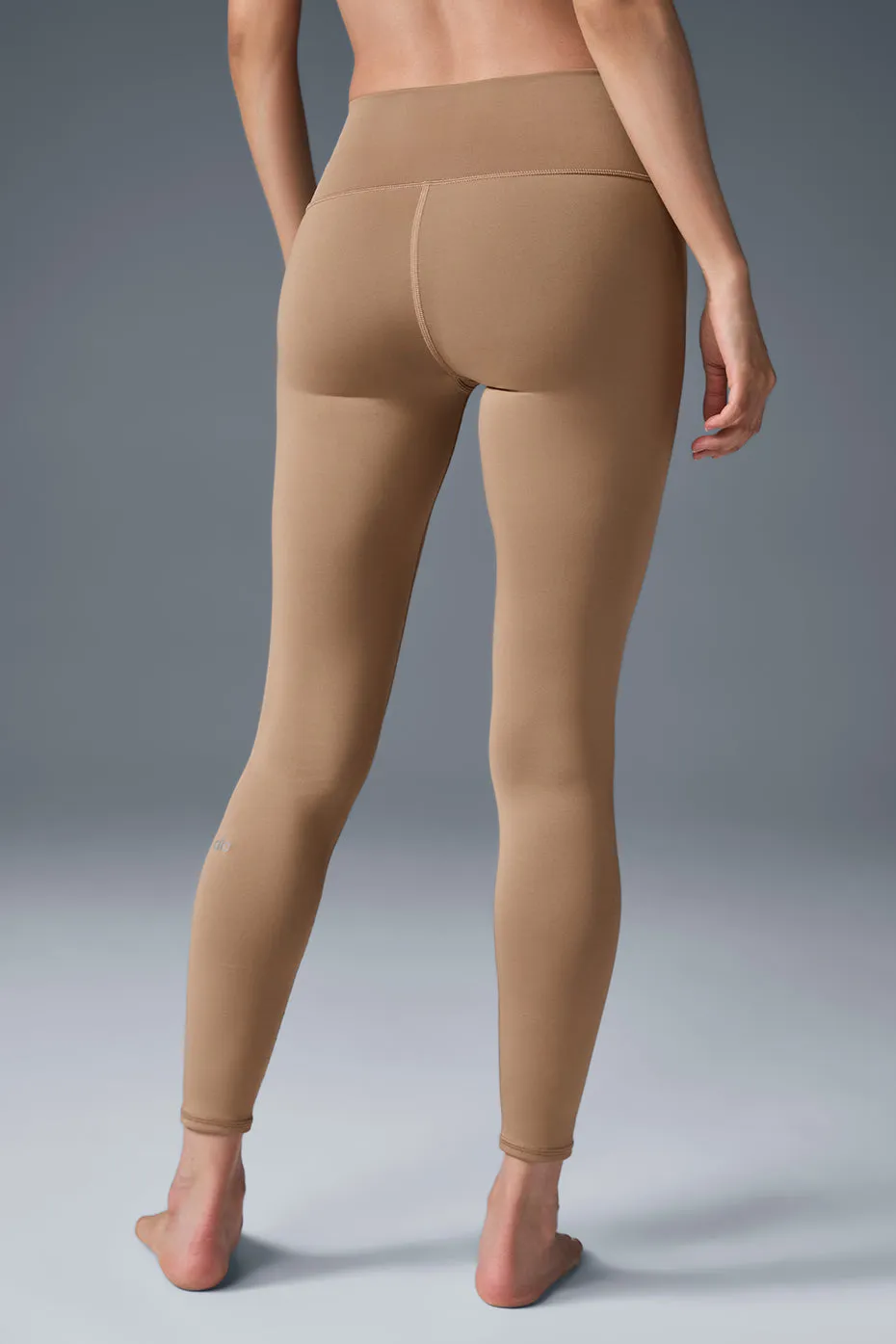 7/8 High-Waist Airlift Legging - Toasted Almond