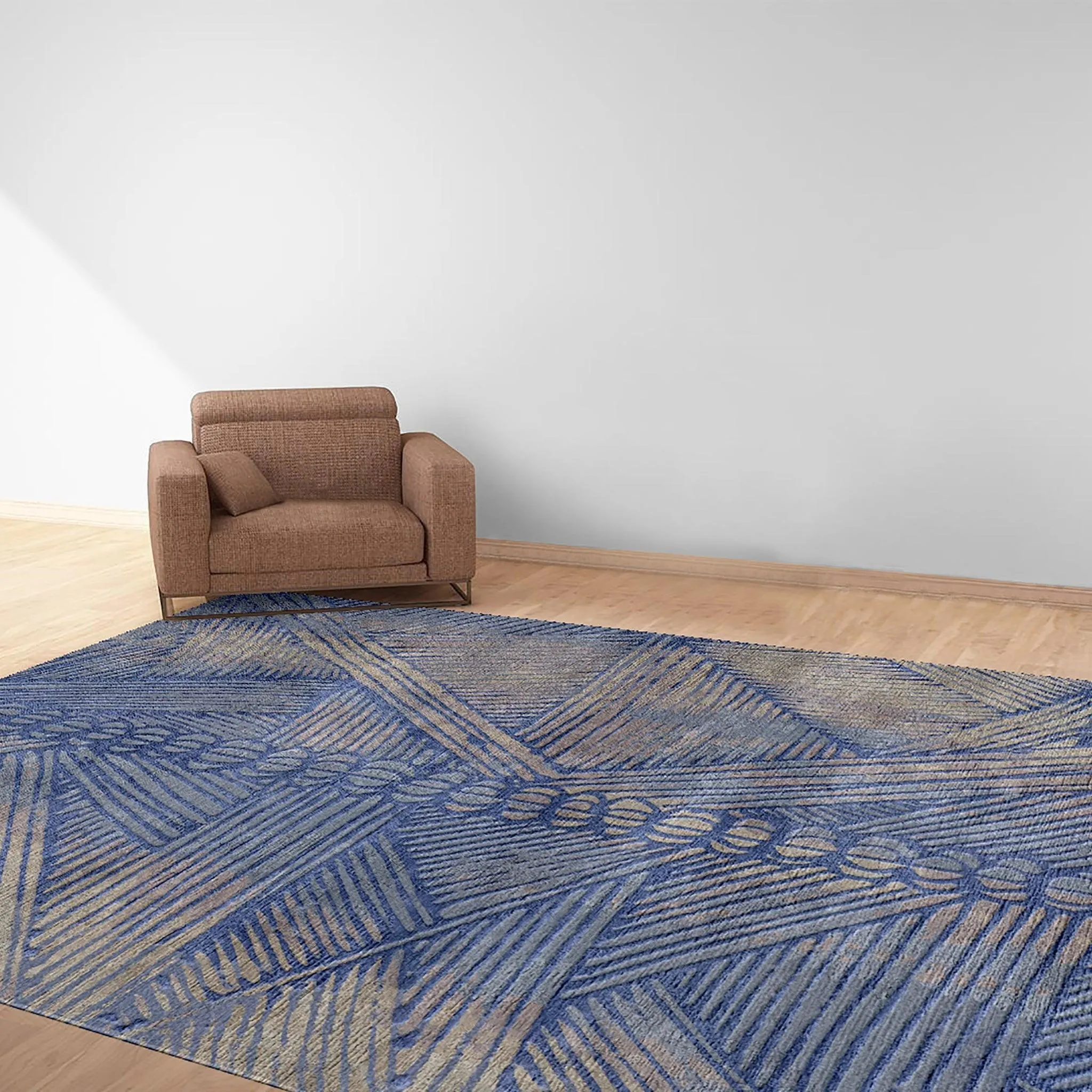 80 Knot Bamako Silk Wool Oversized Rugs