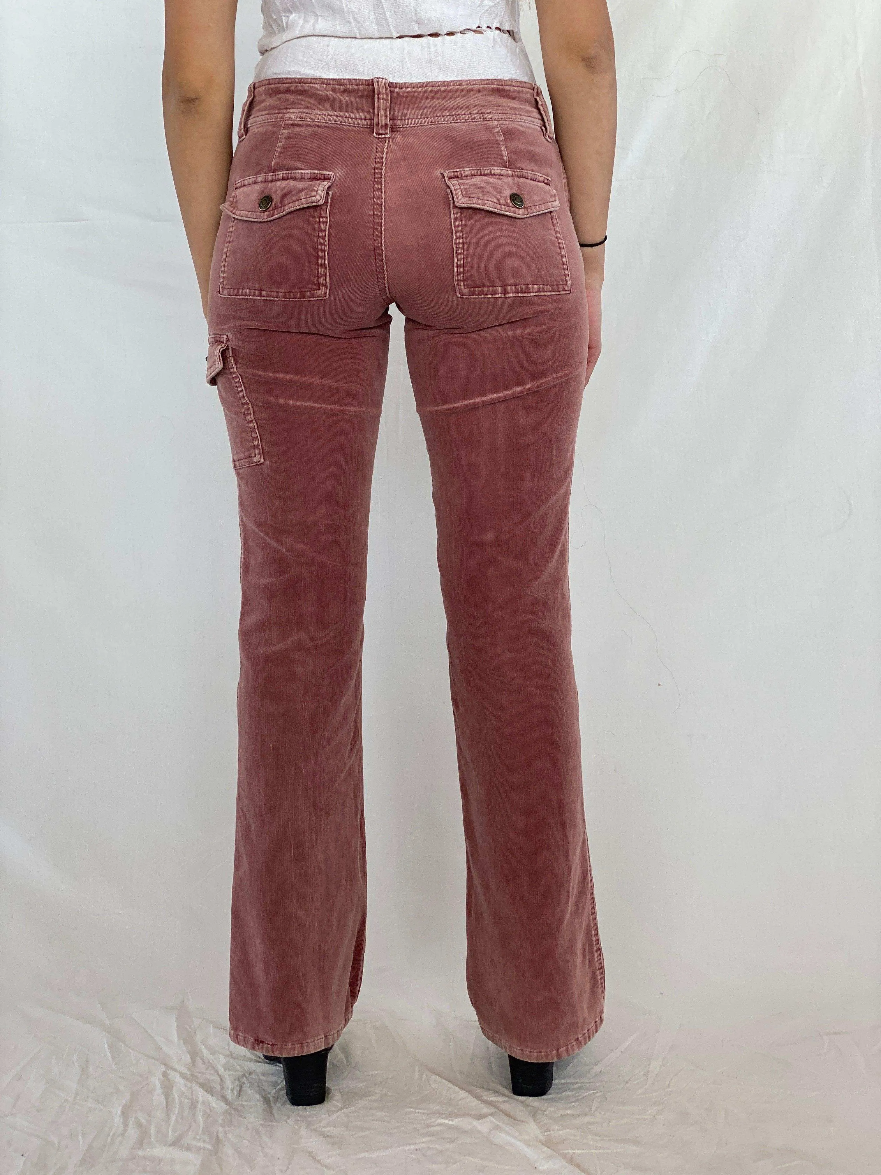 90s/00s Forever 21 Low Rise Flare Corduroy Pants