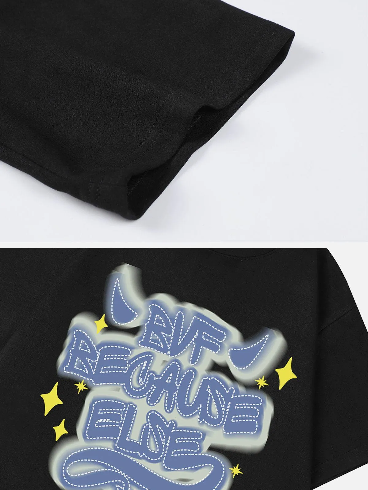 AlanBalen® - Devil Element Print Star Tee