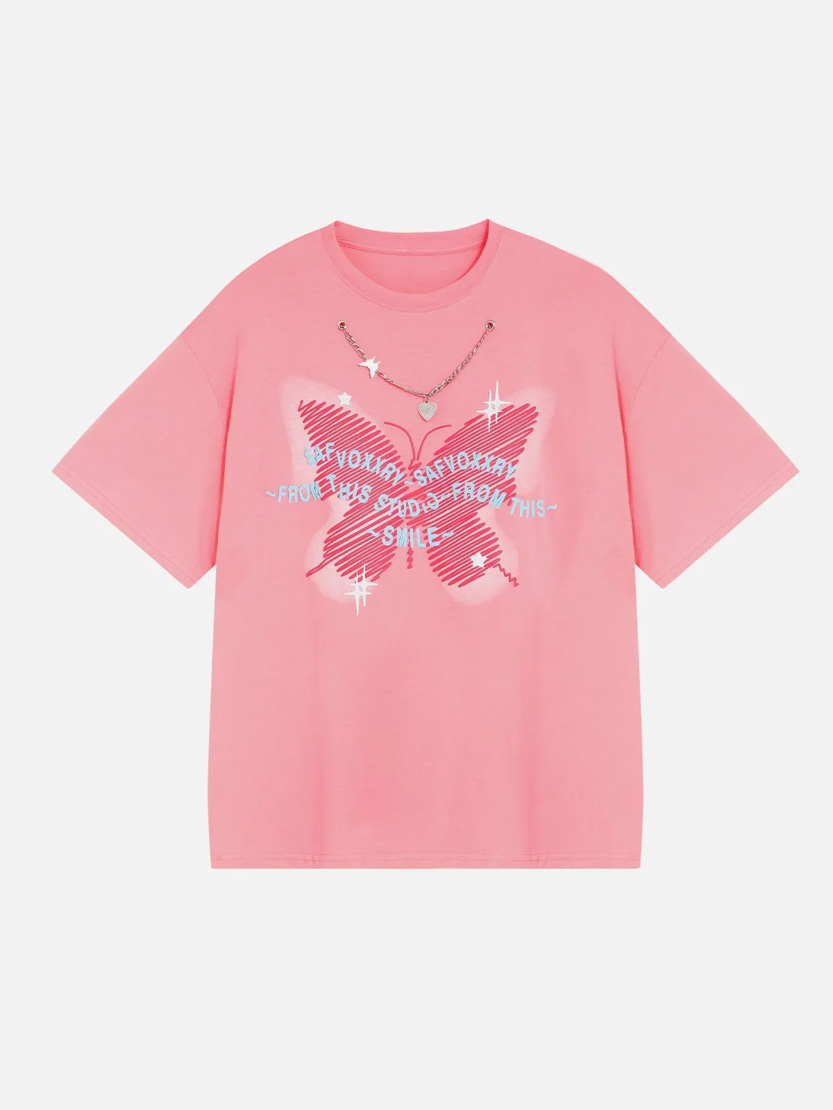 AlanBalen® - Doodle Butterfly Print Tee