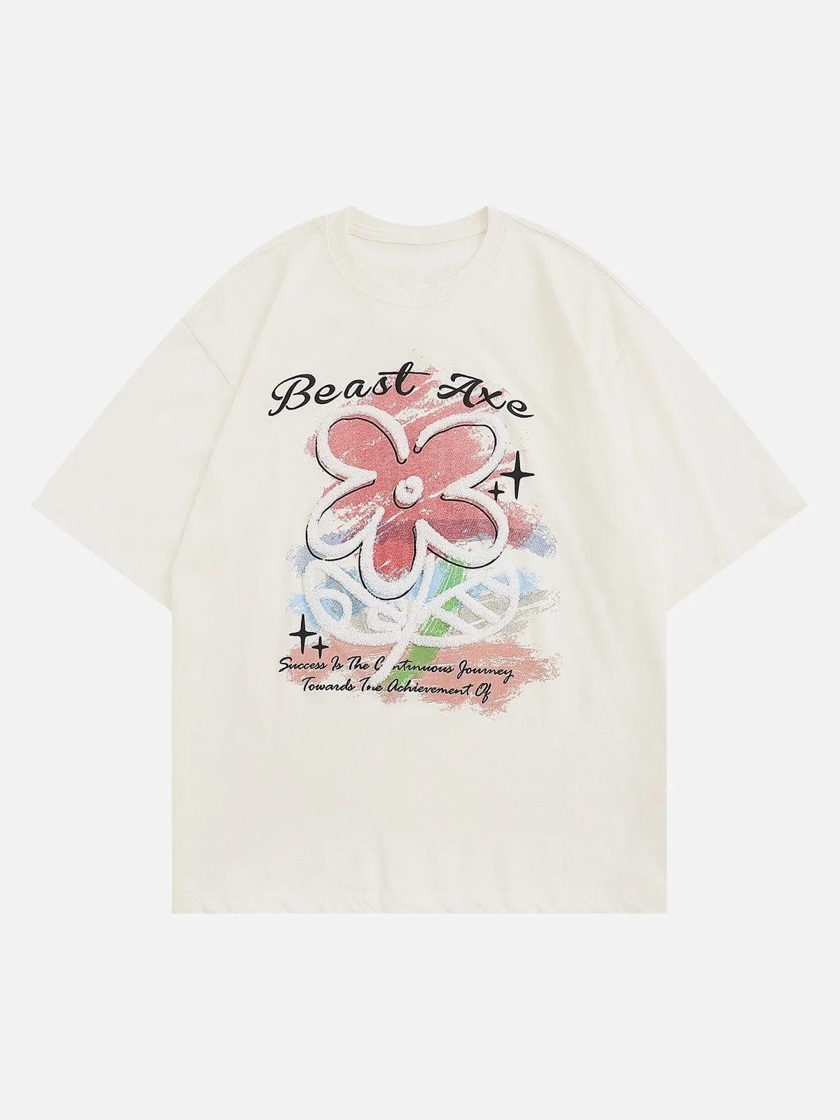 AlanBalen® - Flower Embroidery Tee