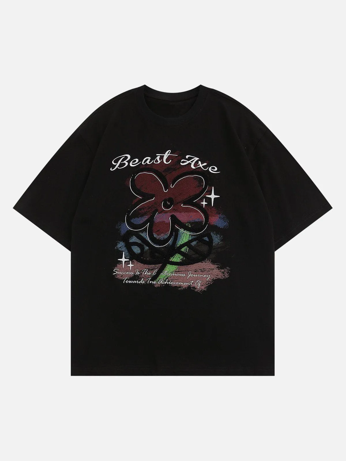 AlanBalen® - Flower Embroidery Tee