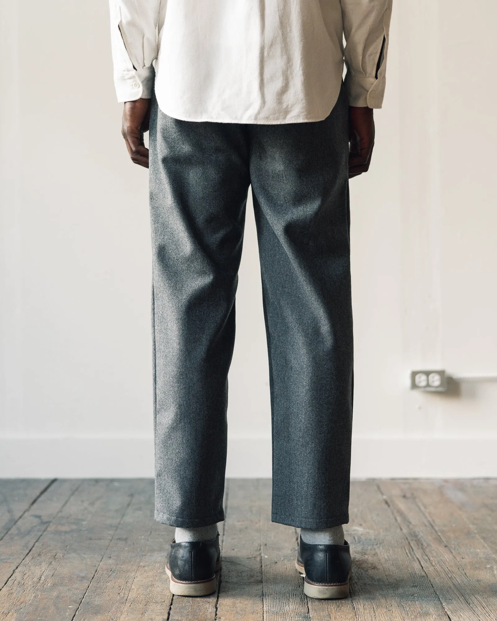 Arpenteur Service Trousers in Wool, Grey