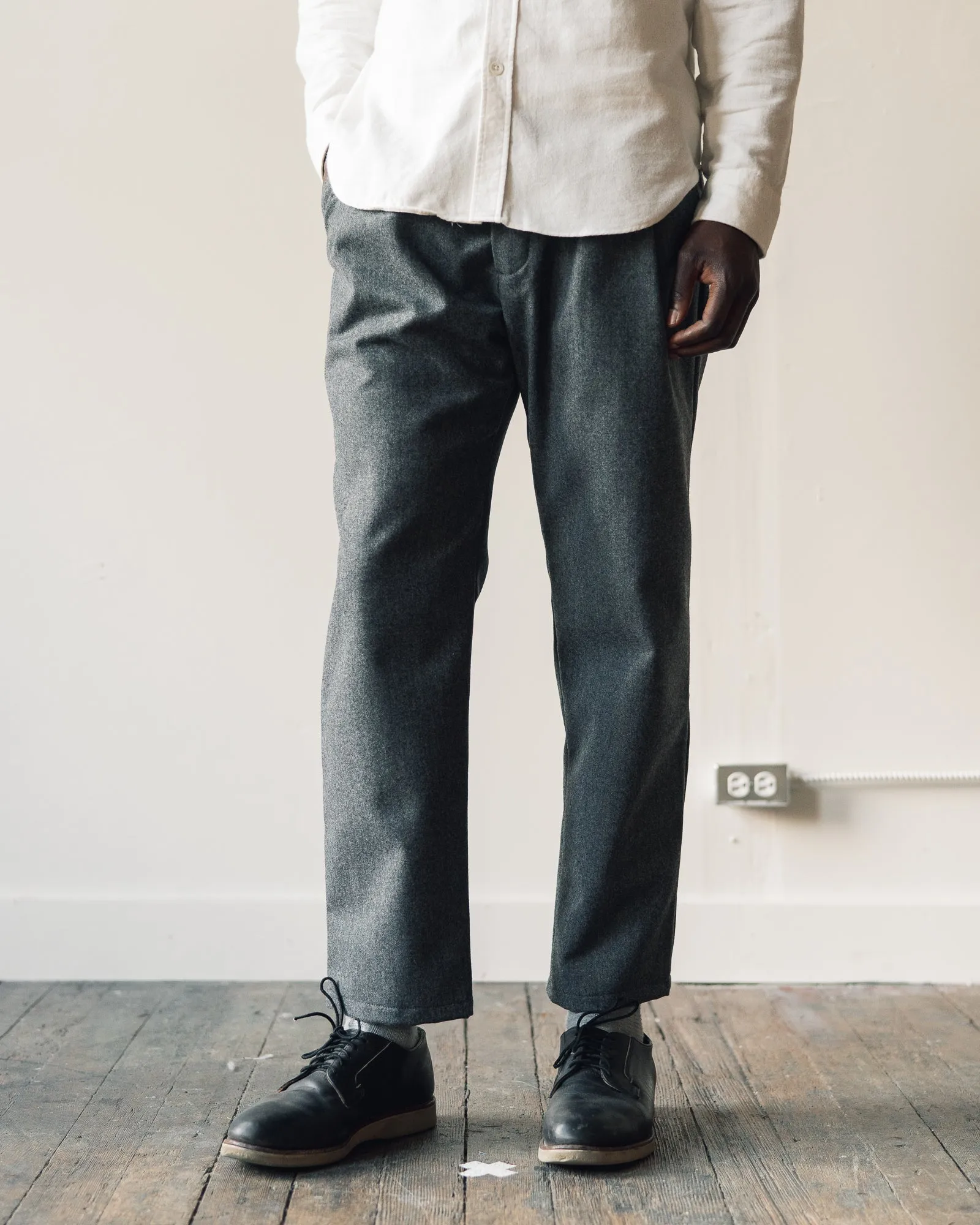 Arpenteur Service Trousers in Wool, Grey