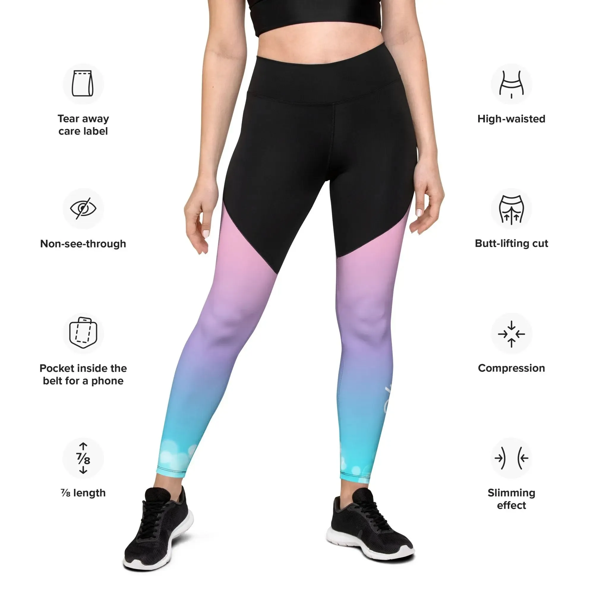 AST Ombré Compression Leggings - M