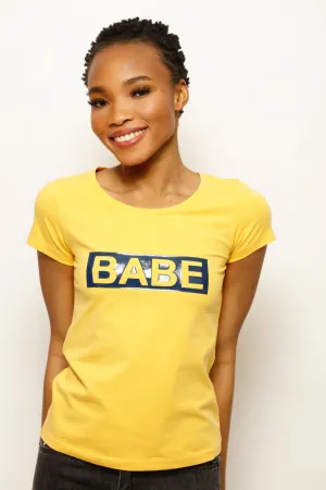 BASIC COMFY BABE TSHIRT