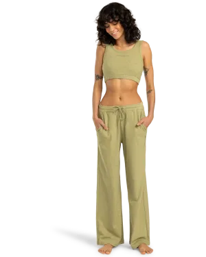 Beach Walk Trousers in Avocado