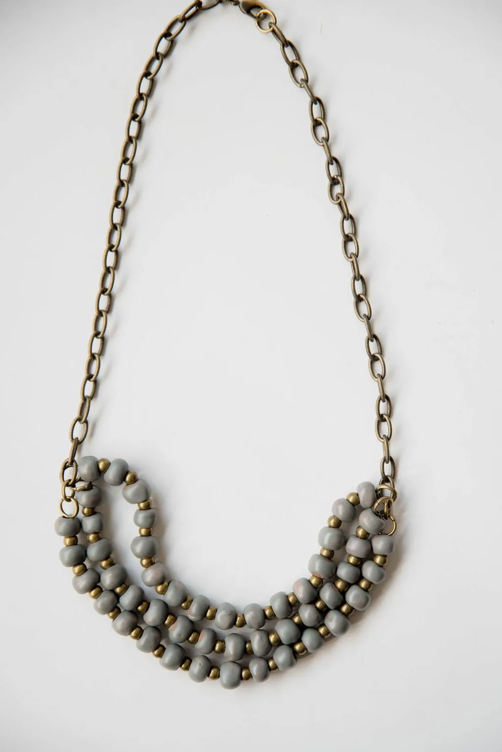 Bel Koz Triple Twist Clay Necklace