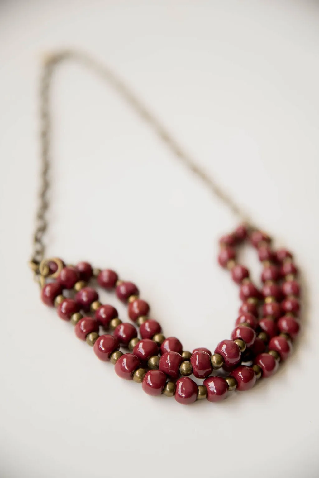 Bel Koz Triple Twist Clay Necklace