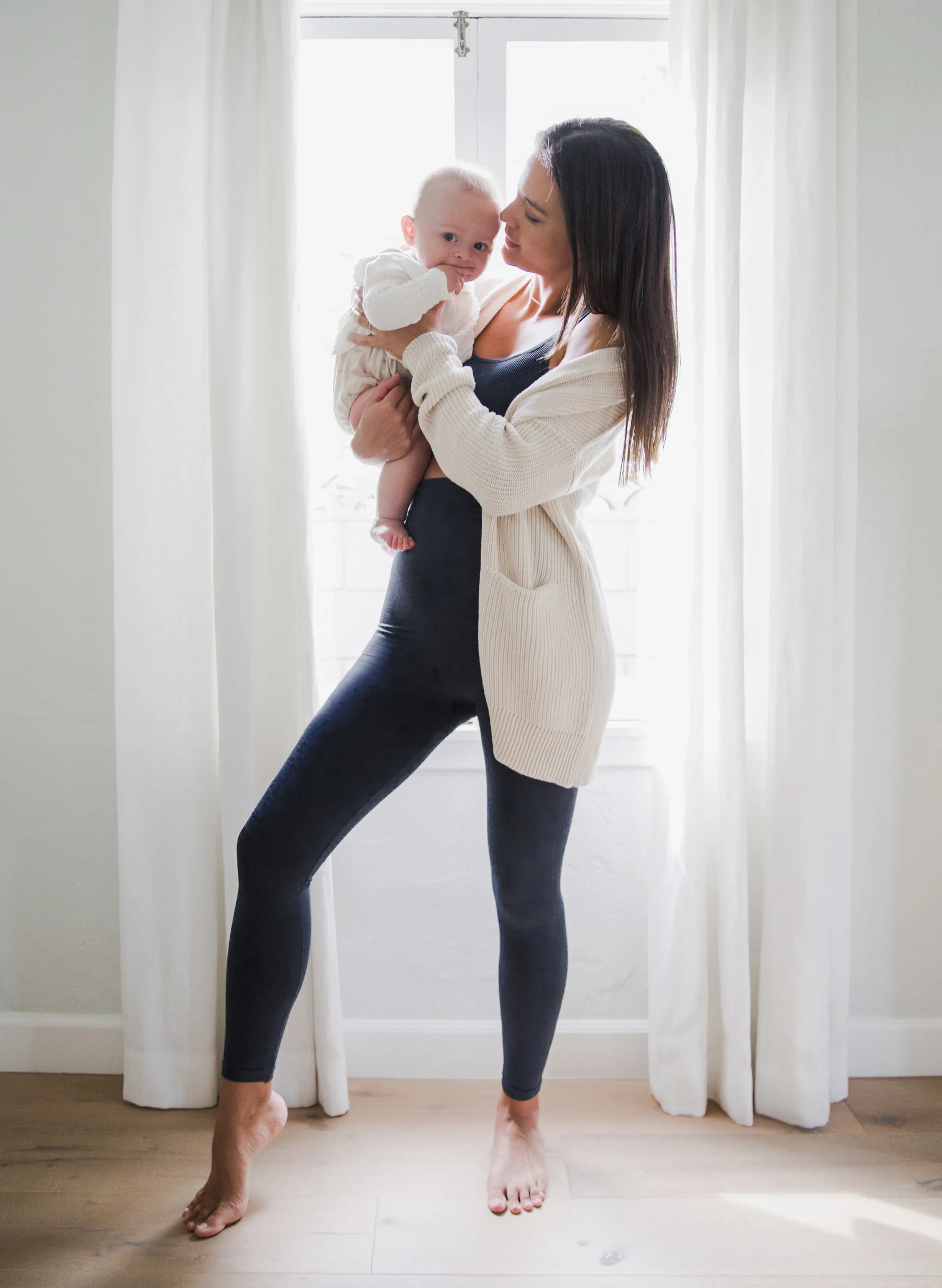 BLANQI Highwaist Postpartum & Nursing Support Legging - Navy