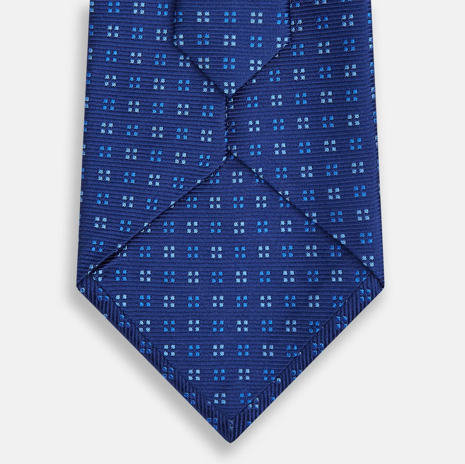 Blue Multi Dot Silk Tie