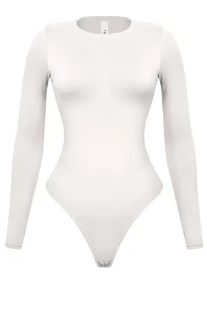 Cara Long Sleeve Bodysuit (Off White)