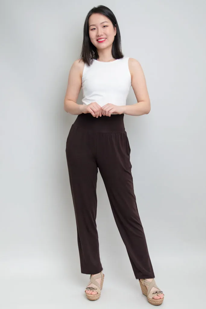 Clair Pant, Coffee, Bamboo