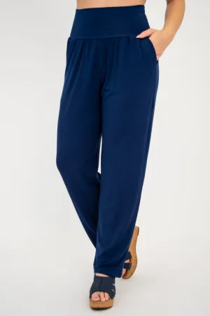 Clair Petite Pant, Indigo, Bamboo