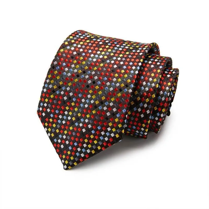 Colorful Silk Neck Ties Formal Professional Slim Ties