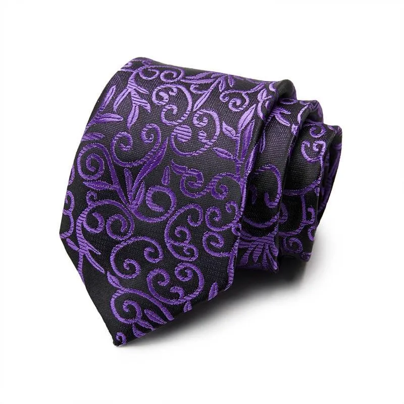 Colorful Silk Neck Ties Formal Professional Slim Ties