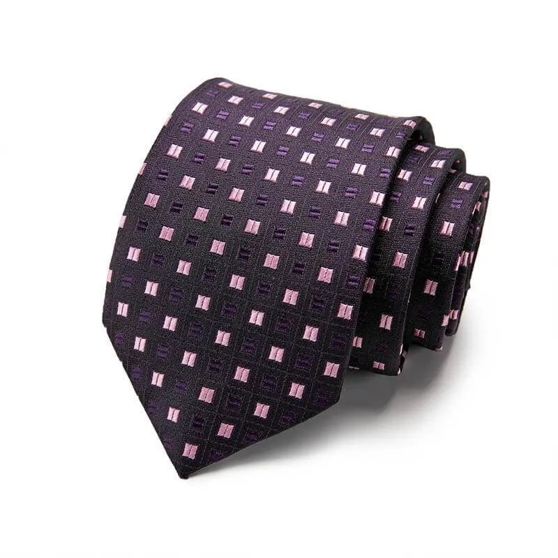 Colorful Silk Neck Ties Formal Professional Slim Ties