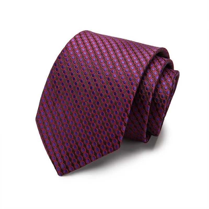 Colorful Silk Neck Ties Formal Professional Slim Ties