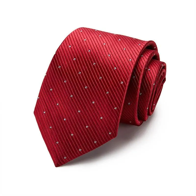 Colorful Silk Neck Ties Formal Professional Slim Ties