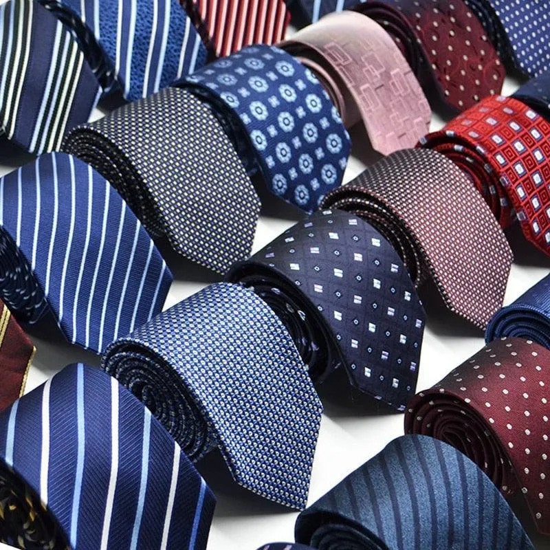 Colorful Silk Neck Ties Formal Professional Slim Ties