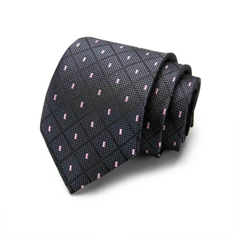 Colorful Silk Neck Ties Formal Professional Slim Ties