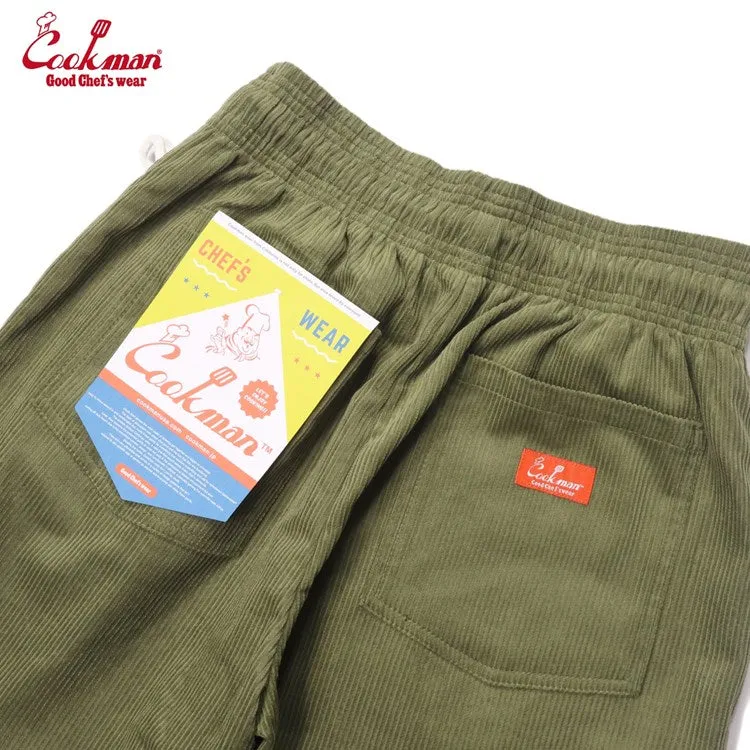 Cookman Chef Pants - Corduroy : Olive