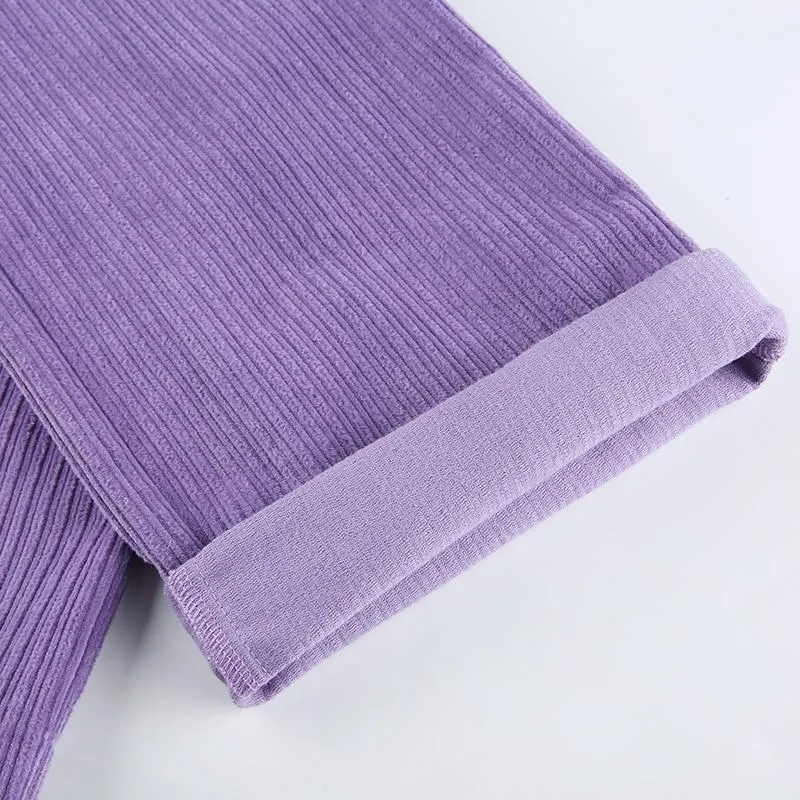 Corduroy Purple Pants