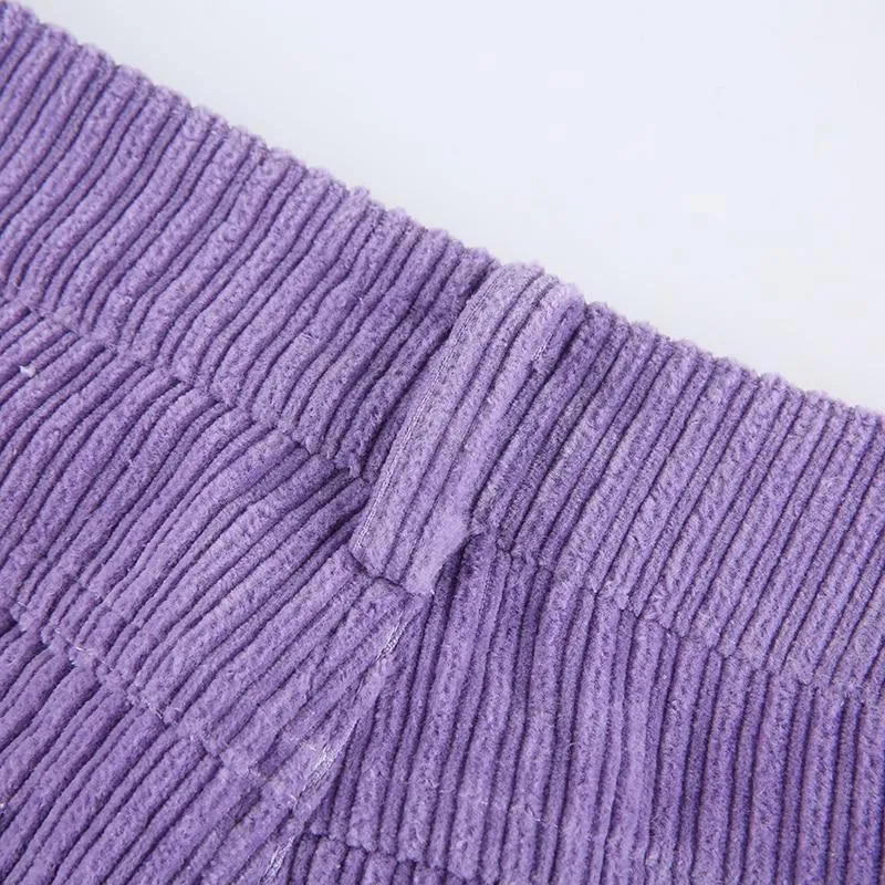 Corduroy Purple Pants