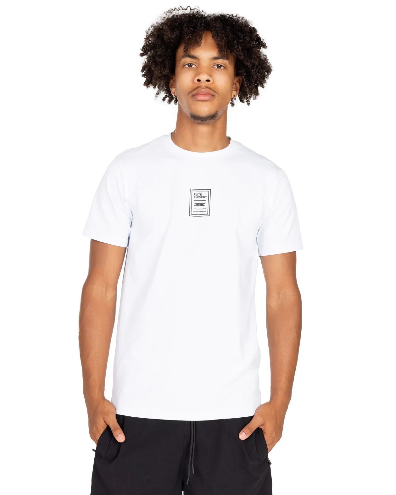 Double E Fitted Tee - White