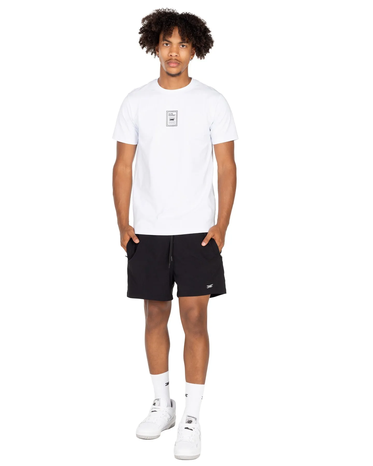 Double E Fitted Tee - White