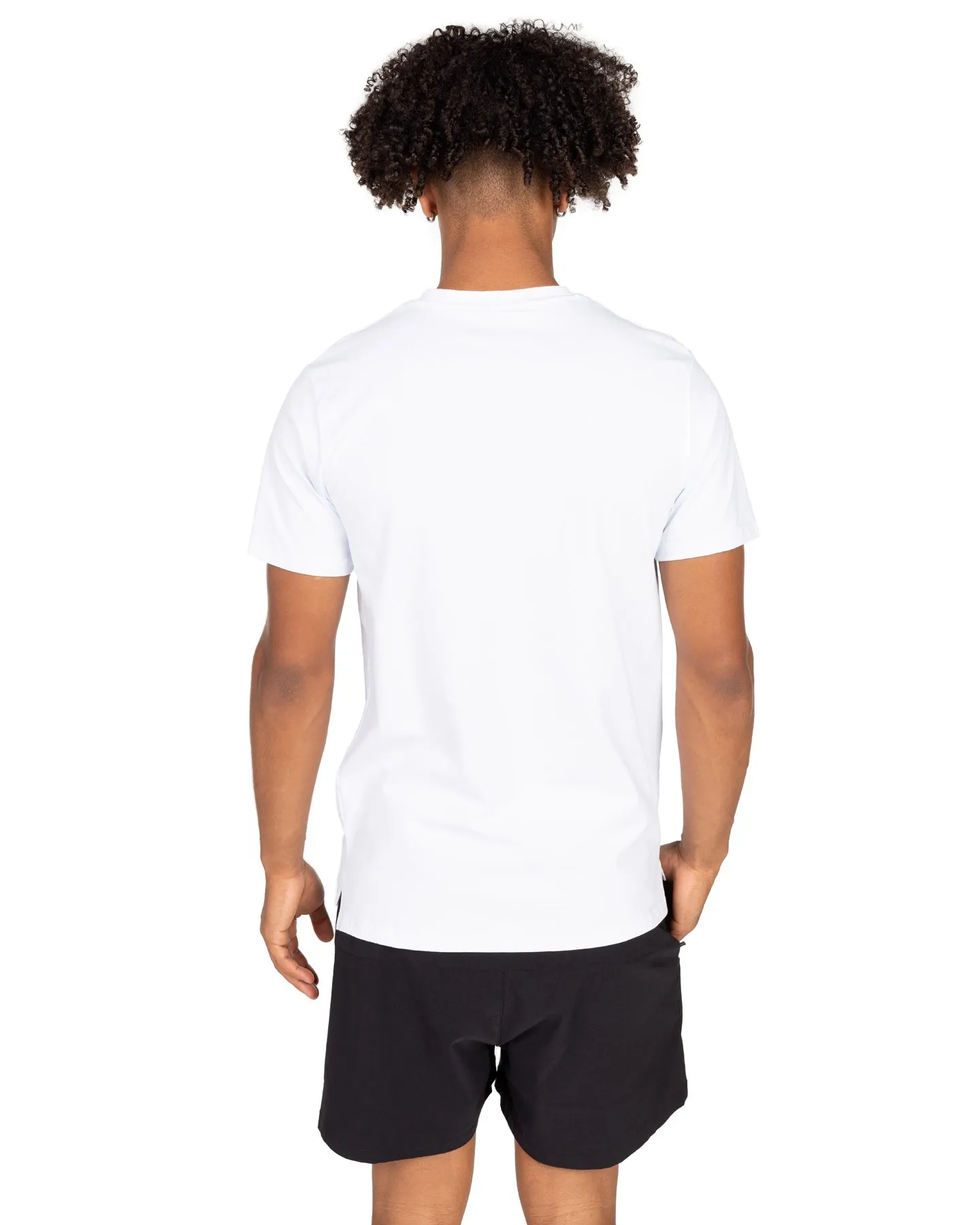 Double E Fitted Tee - White