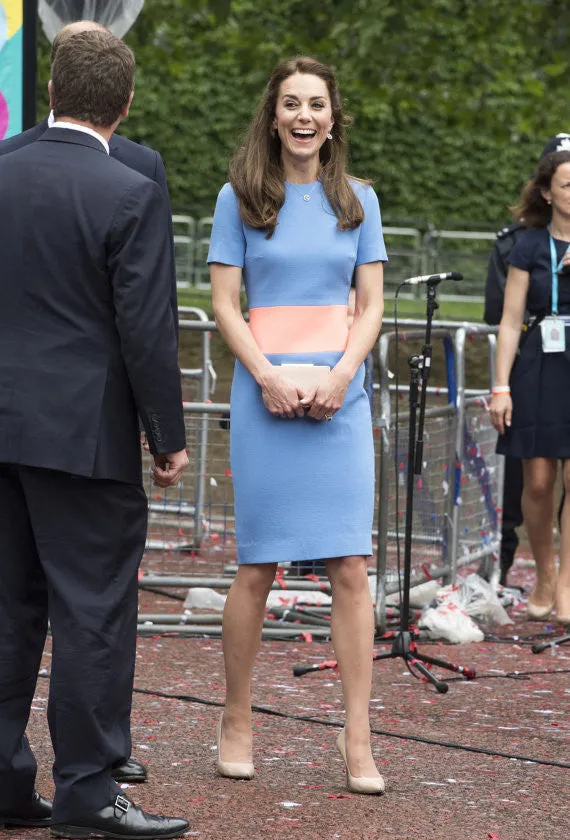 duchess colorblock - Kate Middleton inspired pencil dress