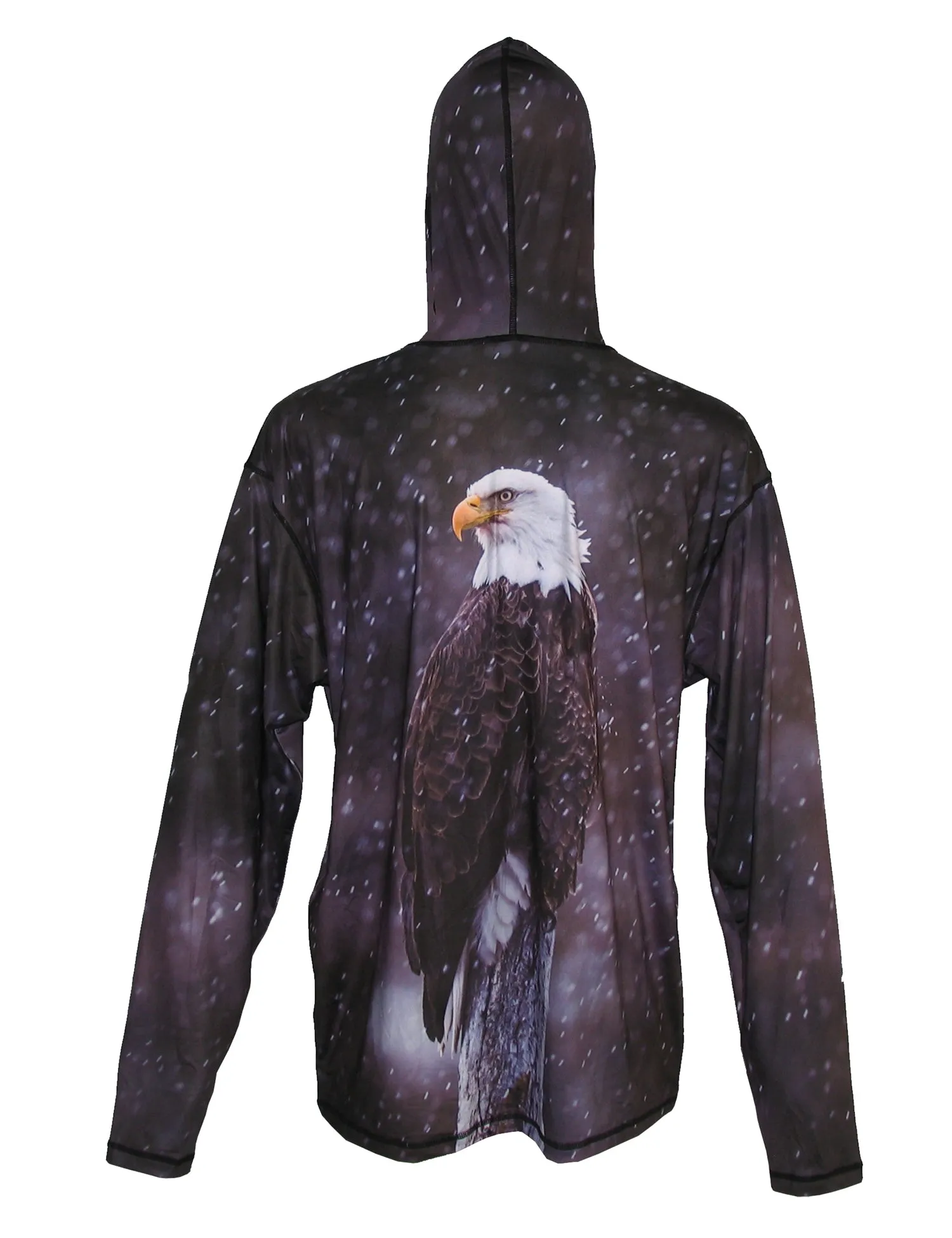 Eagle Sun Protective Wildlife Graphic Hoodie