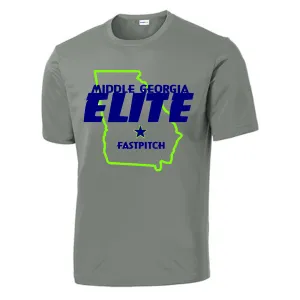 Elite - State Logo PosiCharge Drifit Tee (ST350/YST350) - Grey Concrete