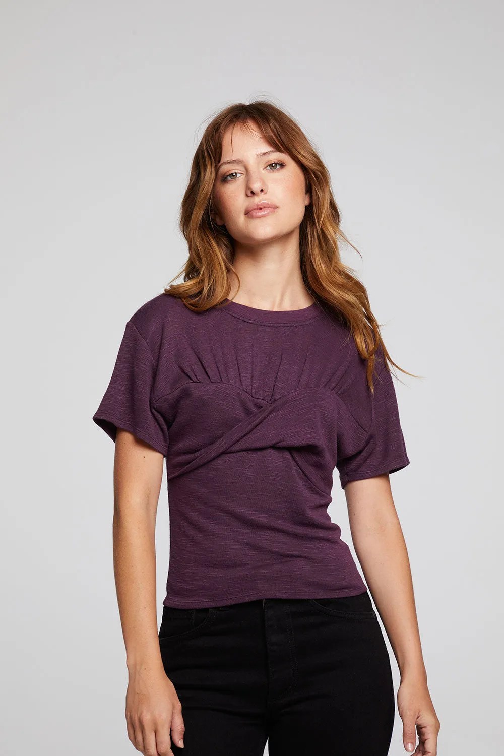 Evelynn Plum Perfect Tee