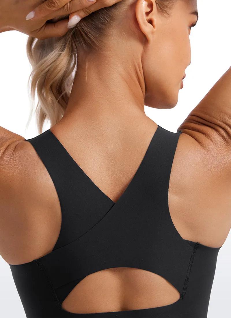 Flex Sculpt Racerback Sports Bra U Neck