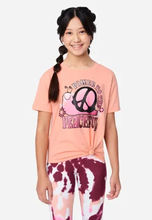 Graphic Knot Front Tee