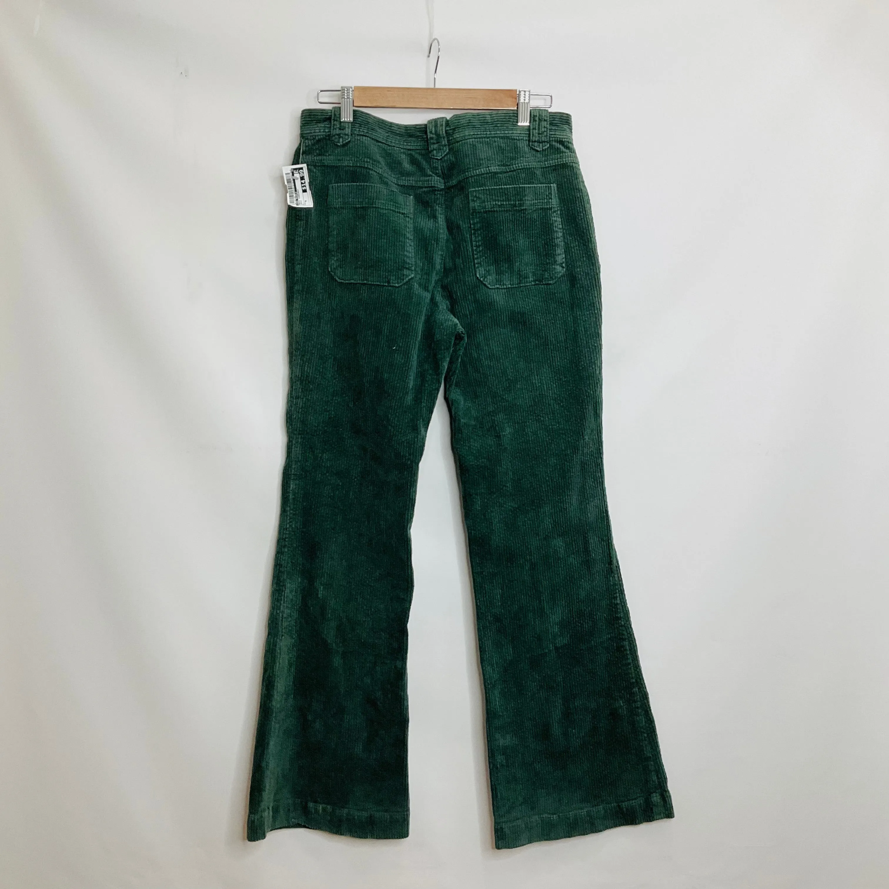 Green Pants Corduroy Free People, Size 8