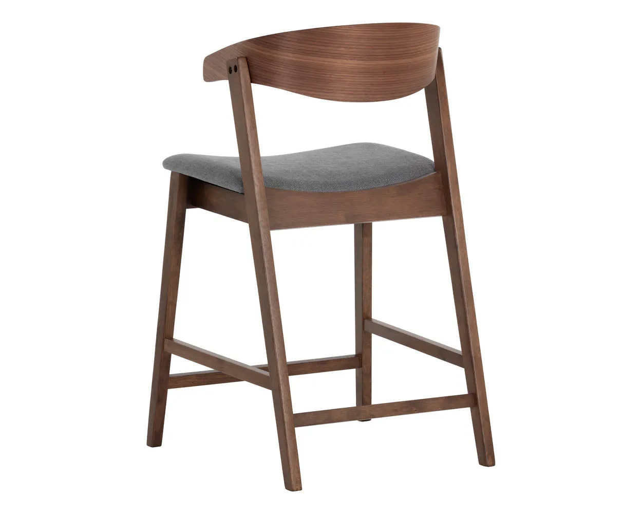 Haisley Counter Stool - Walnut