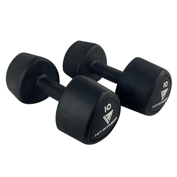 Hit Fitness Rubber Studio Dumbbell | 10kg