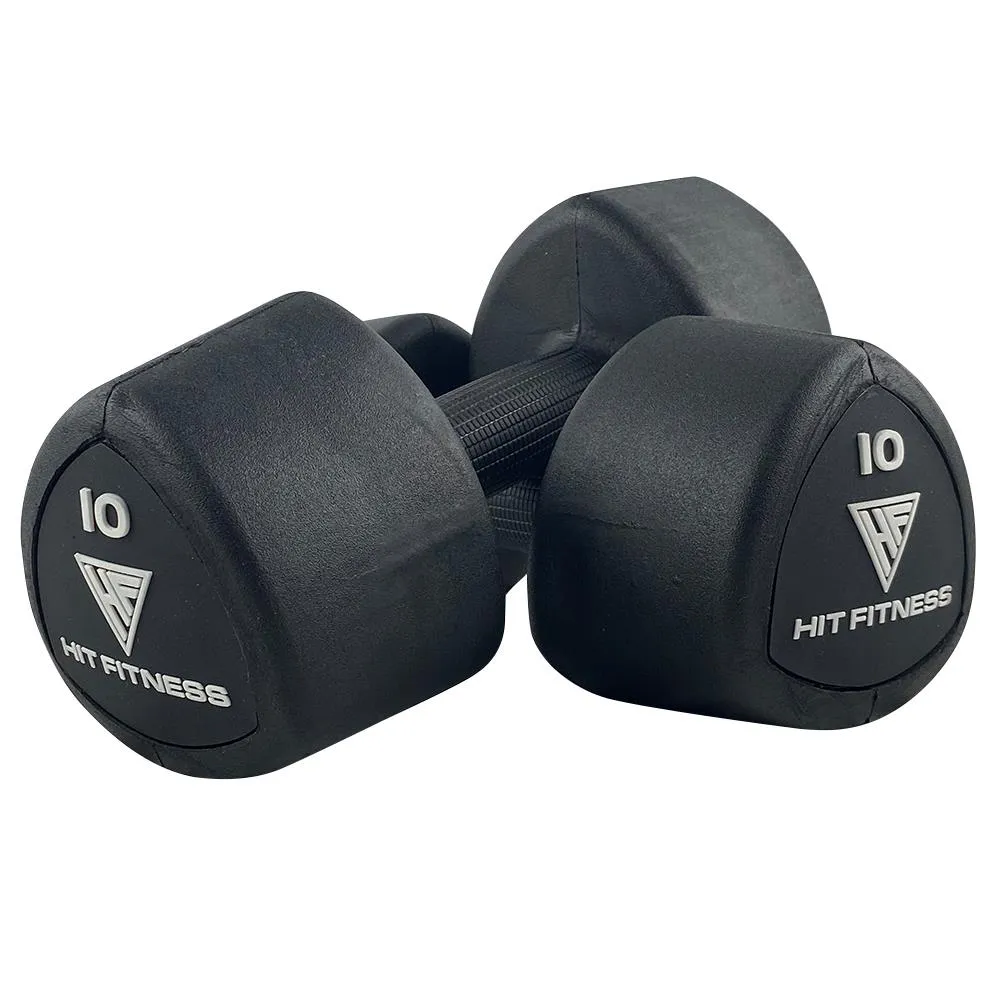 Hit Fitness Rubber Studio Dumbbell | 10kg