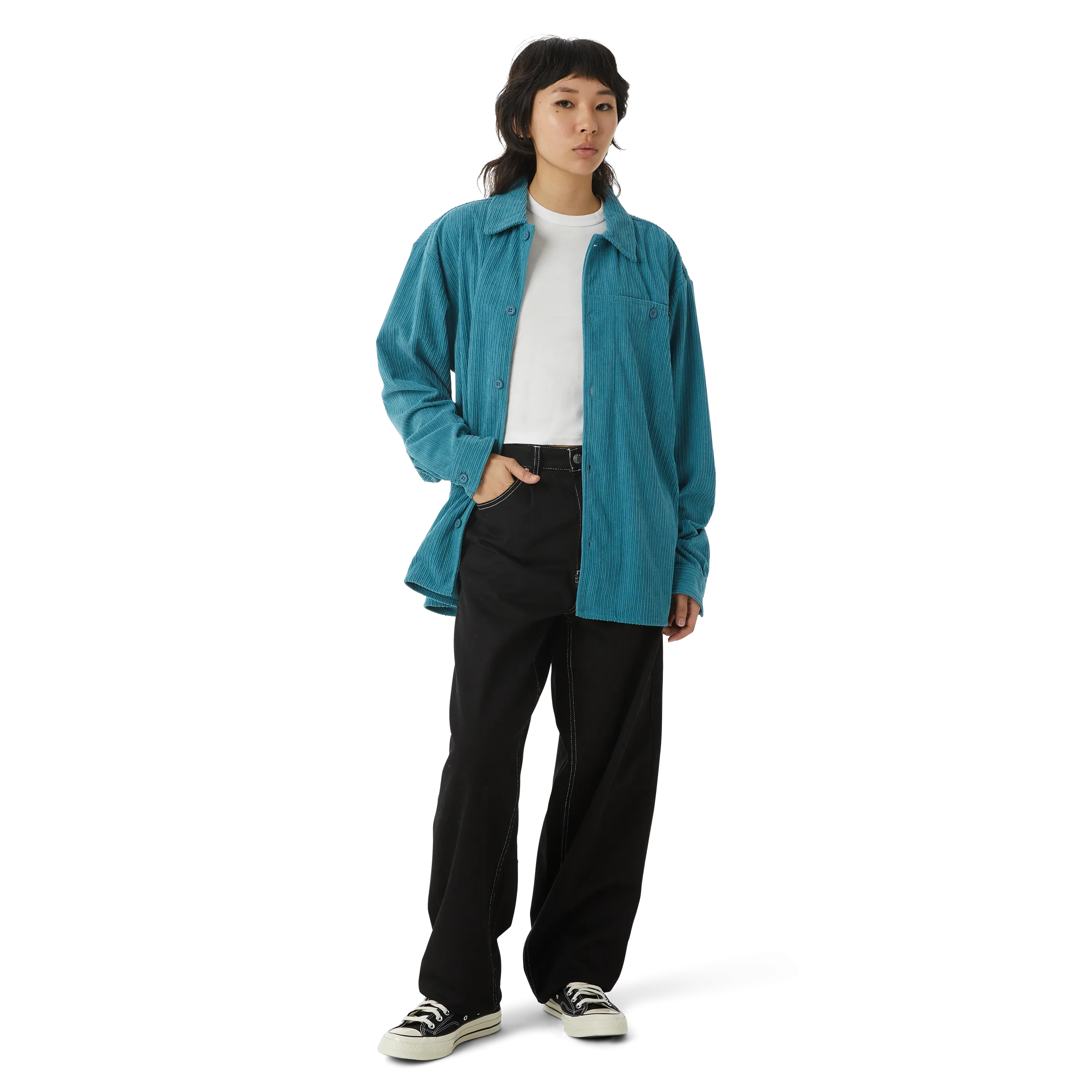 Huf Co Corduroy Overshirt (Dark Teal)