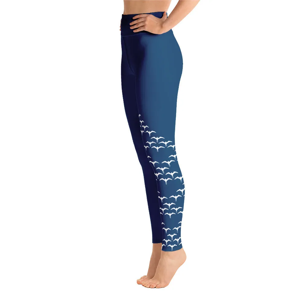 Iwa Birds Wahine Full Length High Waisted Legging