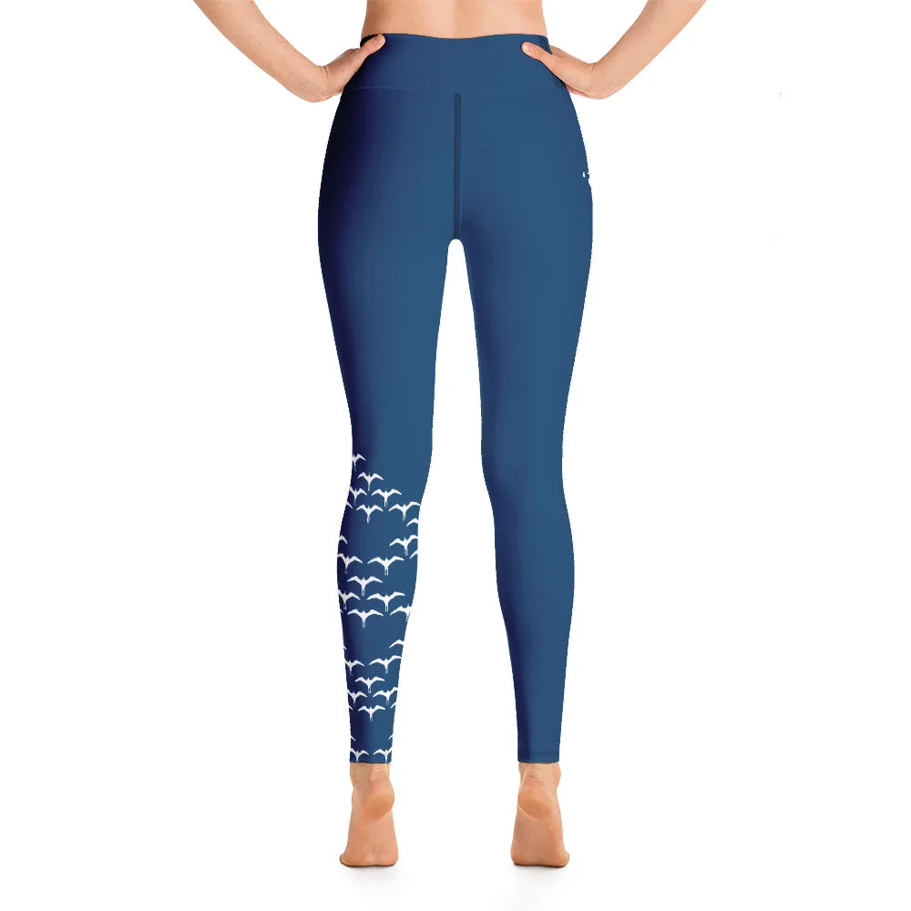 Iwa Birds Wahine Full Length High Waisted Legging