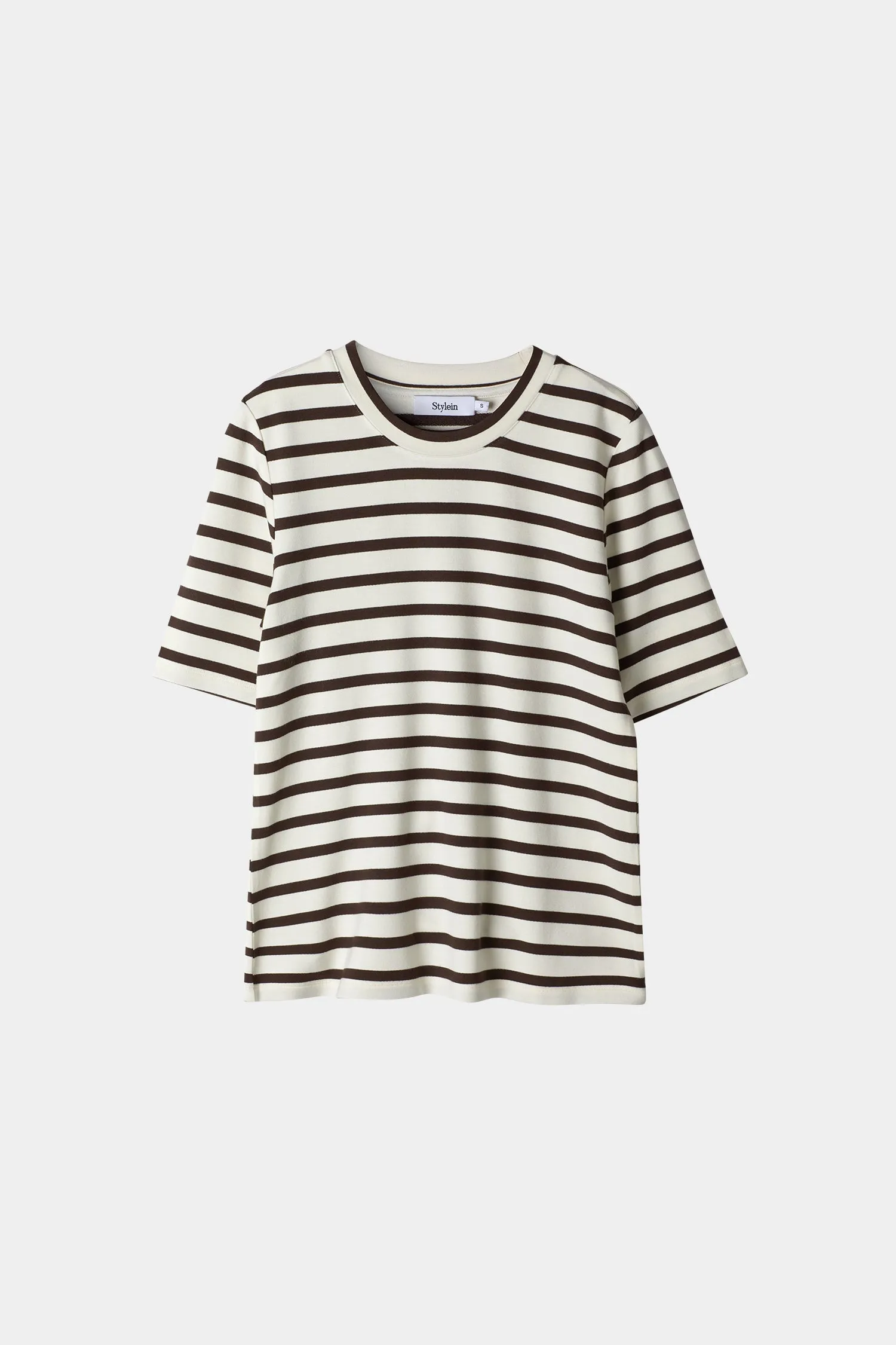 JERSEY TOP - CHAMBERS BROWN STRIPED