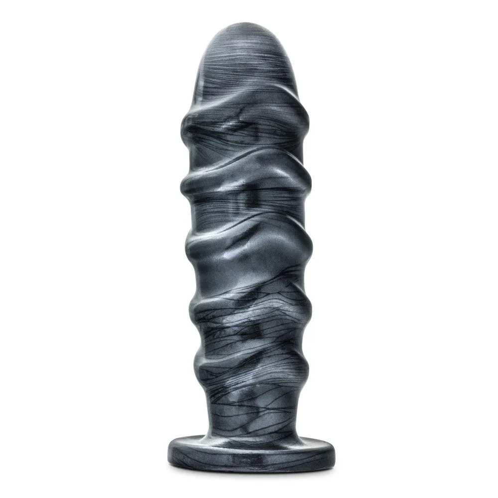 Jet By Blush® | Annihilator Carbon Metallic Black 11-Inch Anal Plug With Suction Cup Base