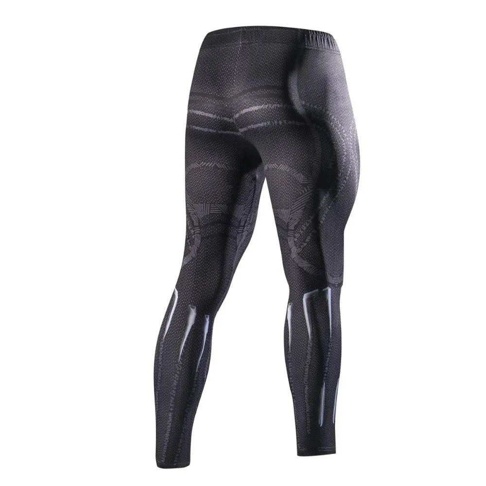 King T'CHALLA Compression Leggings for Men