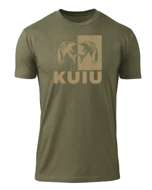 KUIU Contrast Topo T-Shirt | Military Green